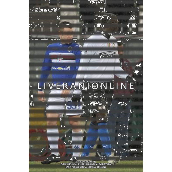 04-03-2009 Genova Sport Calcio Sampdoria Inter Semifinale Coppa Italia Tim 2008/2009 Nella foto: antonio Cassano e Balotelli mario ph.viganti/AGENZIA ALDO LIVERANI SAS