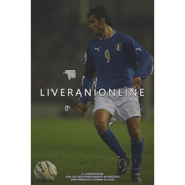 Rieti 19/11/2003 Italia-Danimarca qualificazioni Campionato Europeo Under 21 Nella foto: Gilardino Alberto.* Ph Gianni Nucci/Aldo Liverani