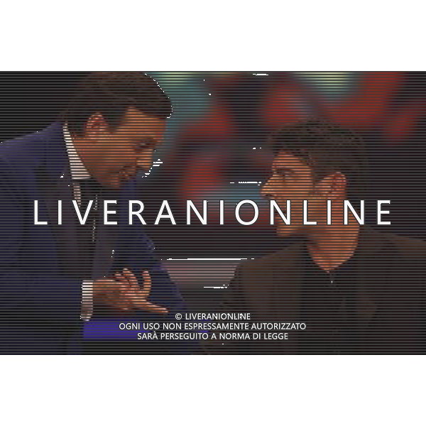 TRASMISSIONE TV: \' CHIAMBRETTI NIGHT\' NELLA FOTO: PIERO CHIAMBRETTI - LUCA LAURENTI © ANTONIO SORANO - AG. ALDO LIVERANI SAS