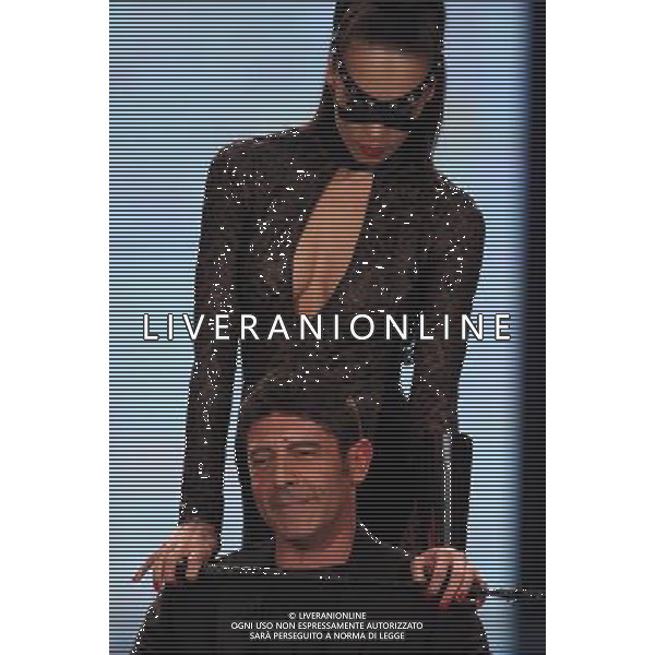 TRASMISSIONE TV: \' CHIAMBRETTI NIGHT\' NELLA FOTO: LUCA LAURENTI - DANAH MATTHEWS © ANTONIO SORANO - AG. ALDO LIVERANI SAS