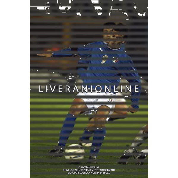 Rieti 19/11/2003 Italia-Danimarca qualificazioni Campionato Europeo Under 21 Nella foto: Gilardino Alberto.* Ph Gianni Nucci/Aldo Liverani