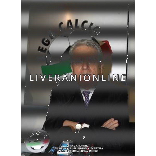 06-03-2009 milano assemblea lega calcio sport-calcio nella foto: antonio matarrese ph.ag.aldo liverani sas