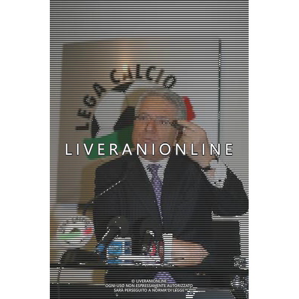 06-03-2009 milano assemblea lega calcio sport-calcio nella foto: antonio matarrese ph.ag.aldo liverani sas