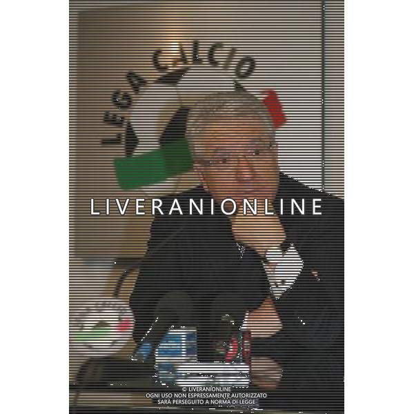 06-03-2009 milano assemblea lega calcio sport-calcio nella foto: antonio matarrese ph.ag.aldo liverani sas