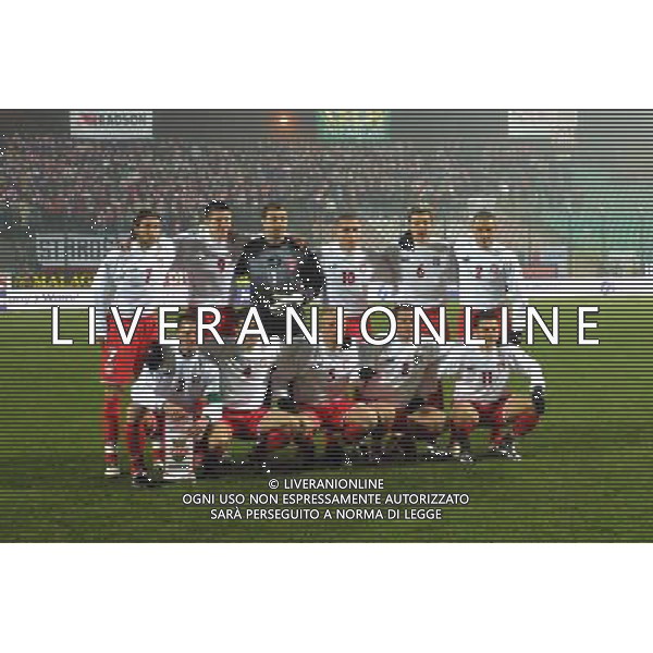 VARSAVIA 12/11/2003 POLONIA-ITALIA NELLA FOTO: FORMAZIONE POLONIA* FOTO PAOLA GARBUIO/ALDO LIVERANI s.a.s