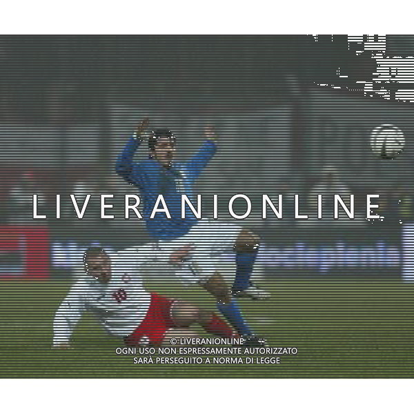 VARSAVIA 12/11/2003 POLONIA-ITALIA NELLA FOTO:GENNARO GATTUSO* FOTO PAOLA GARBUIO/ALDO LIVERANI s.a.s