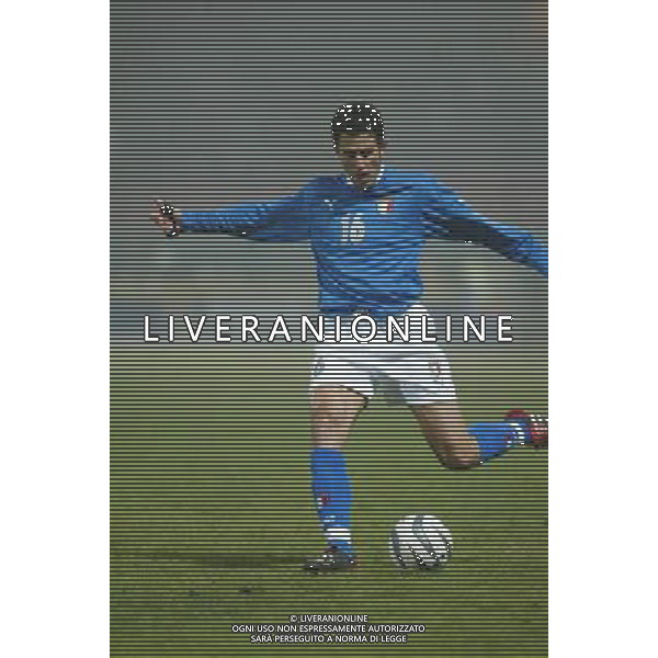 VARSAVIA 12/11/2003 POLONIA-ITALIA NELLA FOTO:FABIO GRASSO* FOTO PAOLA GARBUIO/ALDO LIVERANI s.a.s