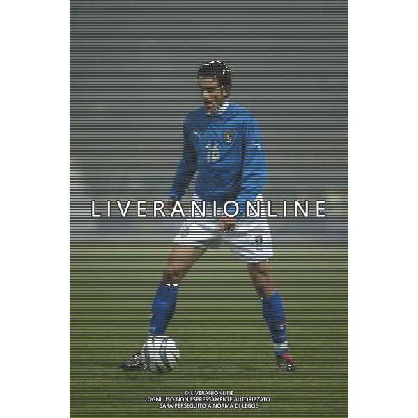 VARSAVIA 12/11/2003 POLONIA-ITALIA NELLA FOTO:FABIO GRASSO* FOTO PAOLA GARBUIO/ALDO LIVERANI s.a.s