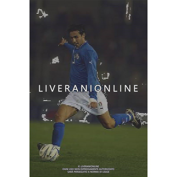 Rieti 19/11/2003 Italia-Danimarca qualificazioni Campionato Europeo Under 21 Nella foto: Moretti Emiliano.* Ph Gianni Nucci/Aldo Liverani