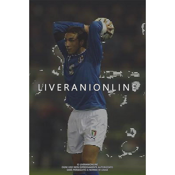 Rieti 19/11/2003 Italia-Danimarca qualificazioni Campionato Europeo Under 21 Nella foto: Moretti Emiliano.* Ph Gianni Nucci/Aldo Liverani