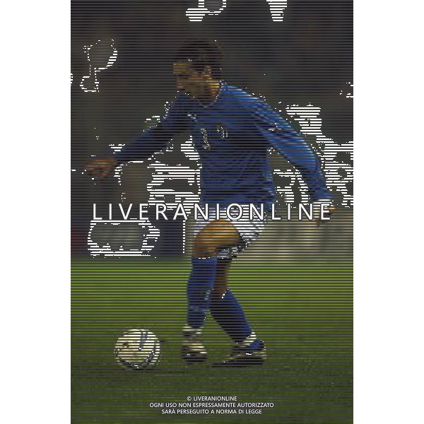 Rieti 19/11/2003 Italia-Danimarca qualificazioni Campionato Europeo Under 21 Nella foto: Moretti Emiliano.* Ph Gianni Nucci/Aldo Liverani