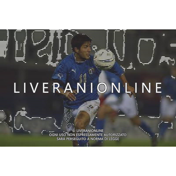 Rieti 19/11/2003 Italia-Danimarca qualificazioni Campionato Europeo Under 21 Nella foto: Sculli Giuseppe.* Ph Gianni Nucci/Aldo Liverani