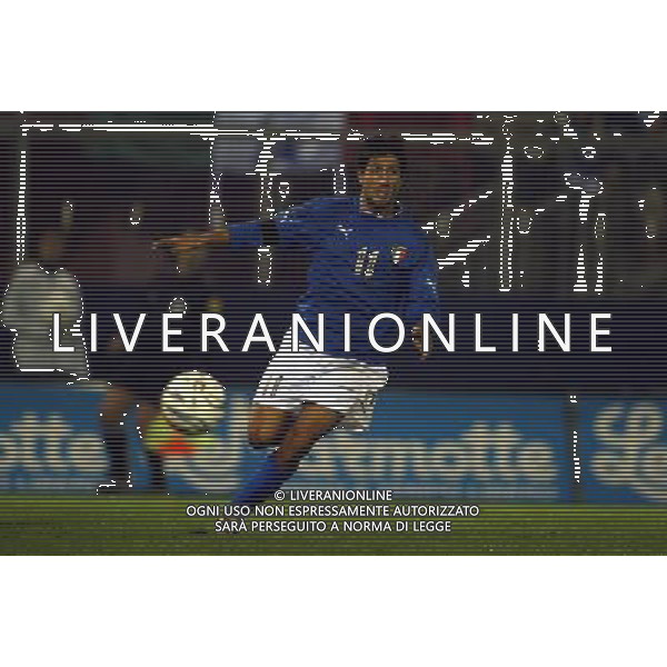 Rieti 19/11/2003 Italia-Danimarca qualificazioni Campionato Europeo Under 21 Nella foto: Sculli Giuseppe.* Ph Gianni Nucci/Aldo Liverani