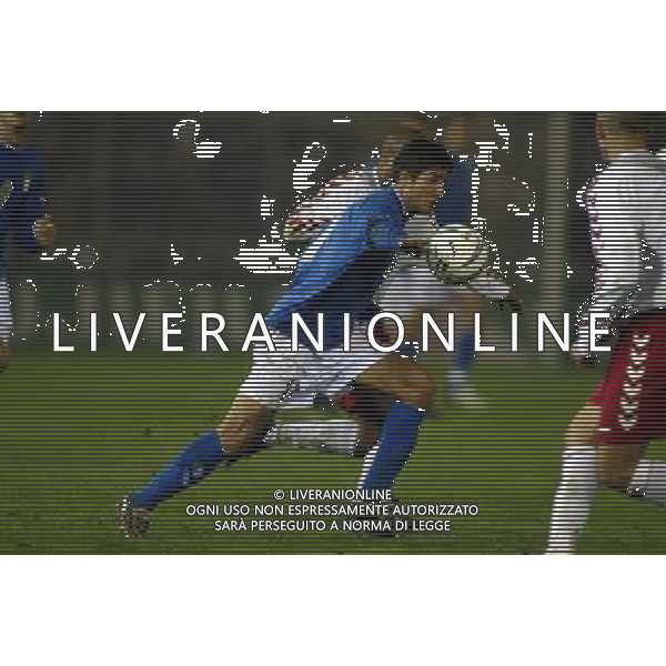 Rieti 19/11/2003 Italia-Danimarca qualificazioni Campionato Europeo Under 21 Nella foto: Sculli Giuseppe.* Ph Gianni Nucci/Aldo Liverani