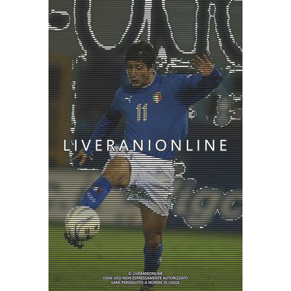 Rieti 19/11/2003 Italia-Danimarca qualificazioni Campionato Europeo Under 21 Nella foto: Sculli Giuseppe.* Ph Gianni Nucci/Aldo Liverani