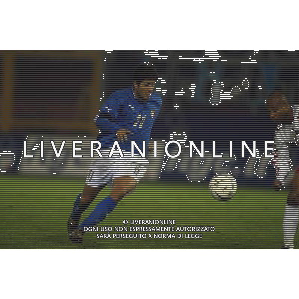 Rieti 19/11/2003 Italia-Danimarca qualificazioni Campionato Europeo Under 21 Nella foto: Sculli Giuseppe.* Ph Gianni Nucci/Aldo Liverani