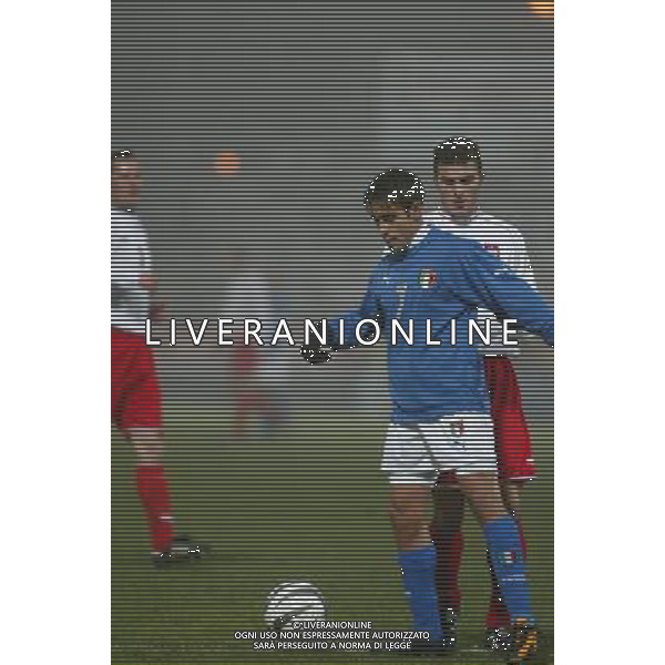 VARSAVIA 12/11/2003 POLONIA-ITALIA NELLA FOTO:MARCO MARCHIONNI* FOTO PAOLA GARBUIO/ALDO LIVERANI s.a.s