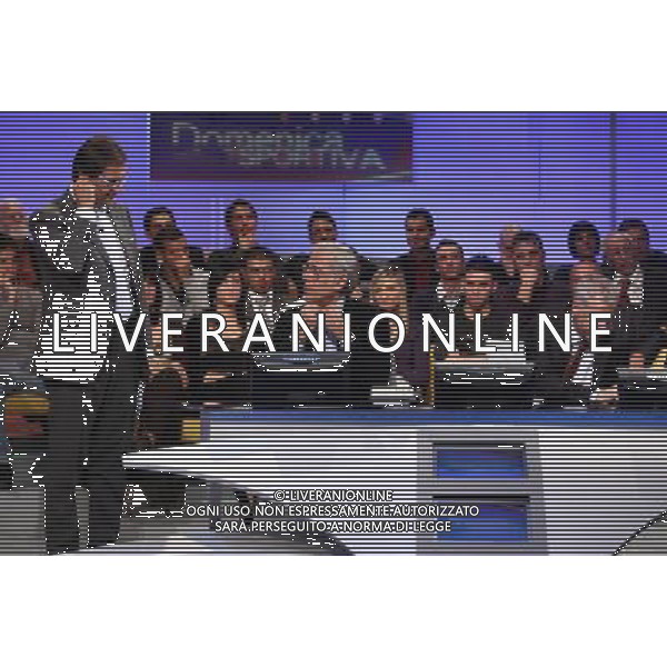 TRASMISSIONE TV: \' LA DOMENICA SPORTIVA\' NELLA FOTO: MASSIMO DE LUCA - TEO TEOCOLI © ANTONIO SORANO - AG. ALDO LIVERANI SAS