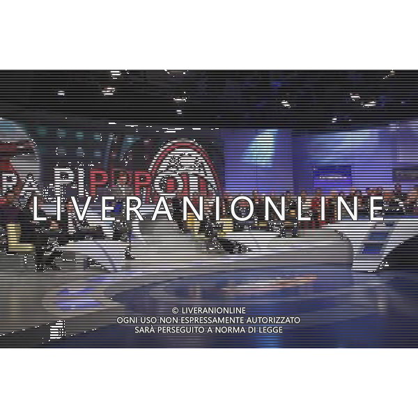 TRASMISSIONE TV: \' LA DOMENICA SPORTIVA\' NELLA FOTO: FULVIO COLLOVATI - RICCARDO MONTOLIVO ( calciatore della Fiorentina)- MASSIMO DE LUCA - EVELINA CRISTILLIN - SALVATORE BAGNI © ANTONIO SORANO - AG. ALDO LIVERANI SAS