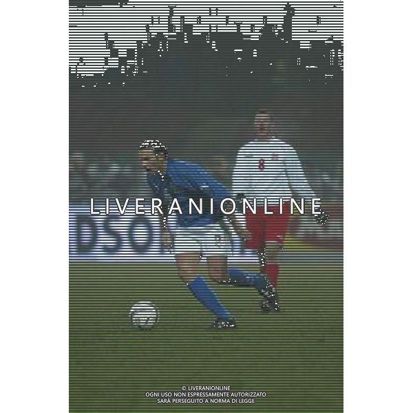 VARSAVIA 12/11/2003 POLONIA-ITALIA NELLA FOTO:CRISTIANO ZANETTI* FOTO PAOLA GARBUIO/ALDO LIVERANI s.a.s