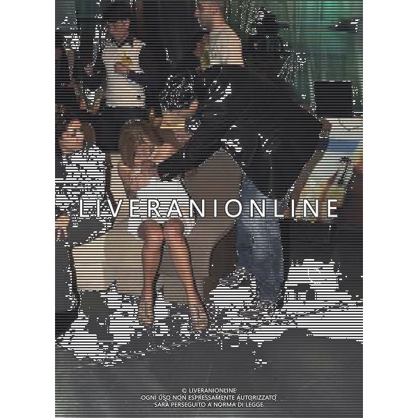 TRASMISSIONE TV. \' QUESTA DOMENICA\' NELLA FOTO: ANNACHIARA SIMONETTI ( GRANDE FRATELLO 9) - MILO CORETTI ( GRANDE FRATELLO 7) © MASSIMO BRUNI - AG. ALDO LIVERANI SAS