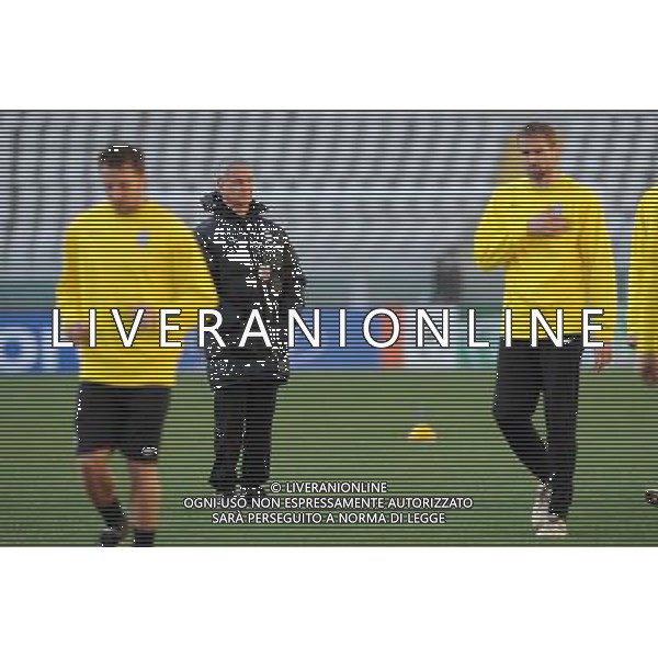 Allenamento juventus pre-gara champions 09-03-2009 Torino Nella foto: claudio ranieri e del piero alessandro ©Alessandro Falzone/Agenzia Aldo Liverani Sas