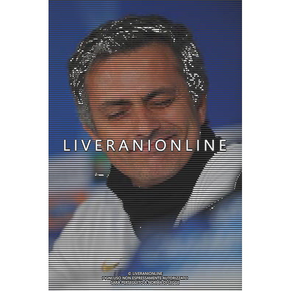 Champions League 2008/2009 Manchester - 10.03.2009 Conferenza Stampa Mourinho-Muntari Nella Foto:MOURINHO JOSE\' /Ph.Vitez-Ag. Aldo Liverani
