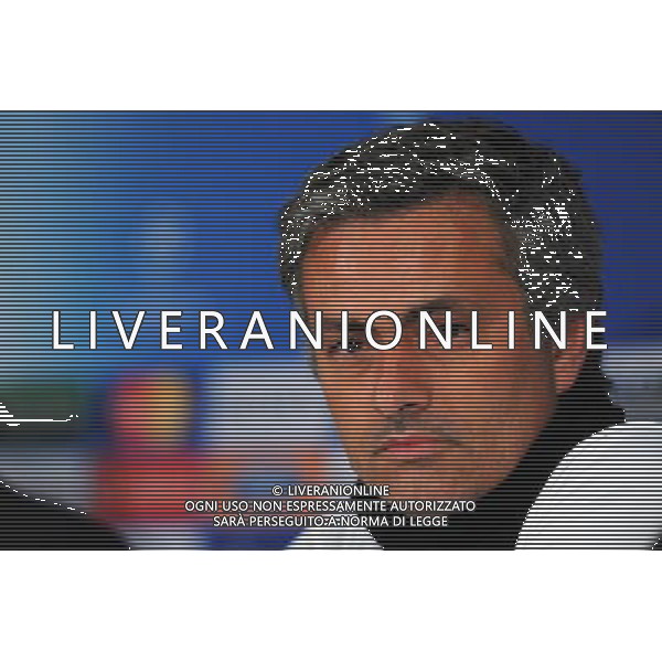 Champions League 2008/2009 Manchester - 10.03.2009 Conferenza Stampa Mourinho-Muntari Nella Foto:MOURINHO JOSE\' /Ph.Vitez-Ag. Aldo Liverani