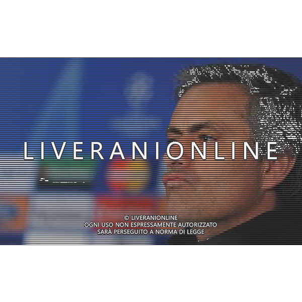 Champions League 2008/2009 Manchester - 10.03.2009 Conferenza Stampa Mourinho-Muntari Nella Foto:MOURINHO JOSE\' /Ph.Vitez-Ag. Aldo Liverani
