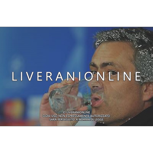 Champions League 2008/2009 Manchester - 10.03.2009 Conferenza Stampa Mourinho-Muntari Nella Foto:MOURINHO JOSE\' /Ph.Vitez-Ag. Aldo Liverani