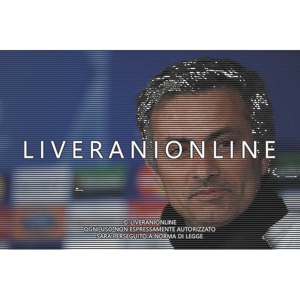 Champions League 2008/2009 Manchester - 10.03.2009 Conferenza Stampa Mourinho-Muntari Nella Foto:MOURINHO JOSE\' /Ph.Vitez-Ag. Aldo Liverani