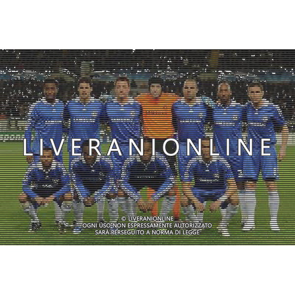 Juventus - Chelsea 10-03-2009 Ottavi di ritorno di Champions League 2008/2009 Nella foto: la formazione del chelsea ©Manuela Viganti/Agenzia Aldo Liverani Sas