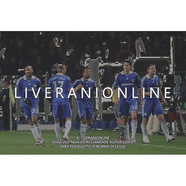 Juventus - Chelsea 10-03-2009 Ottavi di ritorno di Champions League 2008/2009 Nella foto: Esultanza dopo il gol del pareggio di Essien del 1-1 ©Manuela Viganti/Agenzia Aldo Liverani Sas