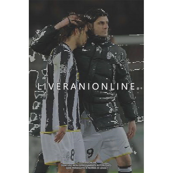 Juventus - Chelsea 10-03-2009 Ottavi di ritorno di Champions League 2008/2009 Nella foto: la Delusione di Amauri e Vincenzo Iaquinta a fine gara ©Manuela Viganti/Agenzia Aldo Liverani Sas