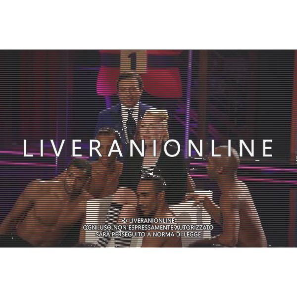 PIERO CHIAMBRETTI - MAGDALENA GROCHOWSKA TRASMISSIONE TV: \' CHIAMBRETTI NIGHT\' © ANTONIO SORANO - AG. ALDO LIVERANI SAS