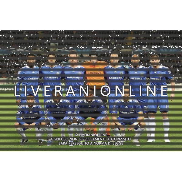 10-03-2009 Torino Sport Calcio Juventus Chelsea Champions League 2008/2009 Nella foto: La formazione del chelsea AG ALDO LIVERANI 