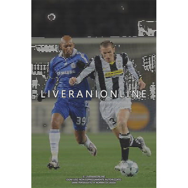 10-03-2009 Torino Sport Calcio Juventus Chelsea Champions League 2008/2009 Nella foto: Chiellini giorgio e Anelka nicolas AG ALDO LIVERANI 