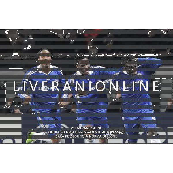 10-03-2009 Torino Sport Calcio Juventus Chelsea Champions League 2008/2009 Nella foto: Esultanza gol di Essien AG ALDO LIVERANI 