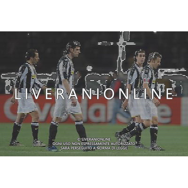 10-03-2009 Torino Sport Calcio Juventus Chelsea Champions League 2008/2009 Nella foto: Delusione Del Piero e compagni AG ALDO LIVERANI 