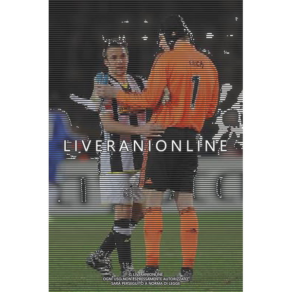 10-03-2009 Torino Sport Calcio Juventus Chelsea Champions League 2008/2009 Nella foto: Del Piero alessandro e Cech petr AG ALDO LIVERANI 