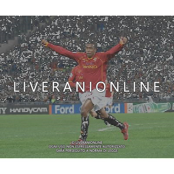 Roma Vs Arsenal 11/03/2009 Uefa Champions League 2008/2009 - Ottavi di finale ritorno nella foto: l\'esultanza dopo il gol di Juan ph. Corradetti / ag. Aldo Liverani Sas
