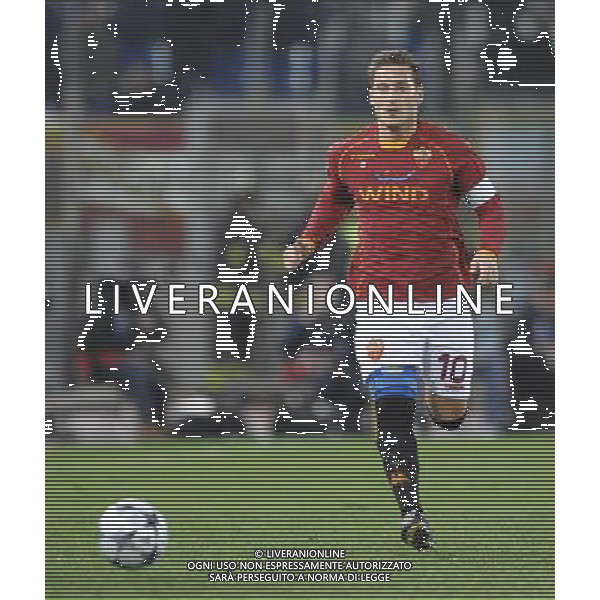 Roma - 11/03/2009 - Stadio Olimpico - Uefa Champions League 2008/2009 - Ottavi di finale ritorno - Roma Vs Arsenal - nella foto: Francesco TOTTI ph. Corradetti / ag. Aldo Liverani Sas