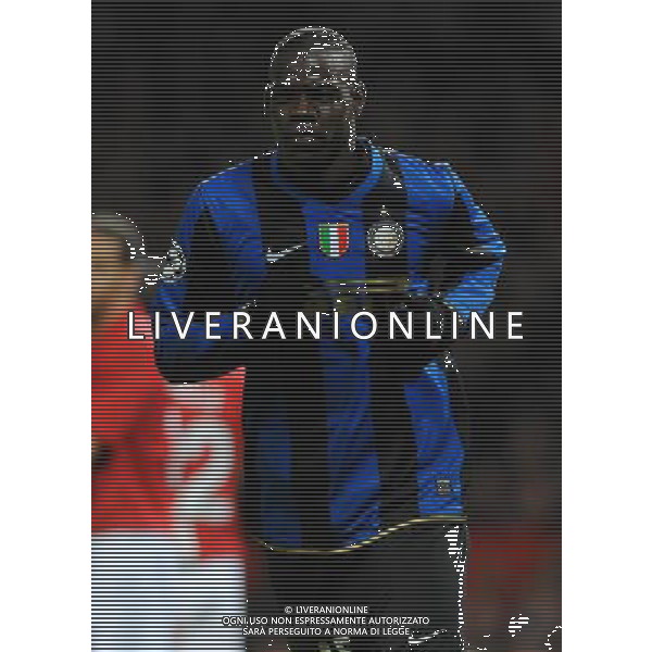 Champions League 2008/2009 Ottavi di Finale - Ritorno Manchester - 11.03.2009 Manchester United-Inter Nella Foto:BALOTELLI MARIO /Ph.Vitez-Ag. Aldo Liverani