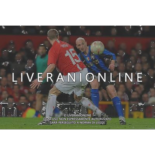 Champions League 2008/2009 Ottavi di Finale - Ritorno Manchester - 11.03.2009 Manchester United-Inter Nella Foto:CAMBIASSO ESTEBAN /Ph.Vitez-Ag. Aldo Liverani