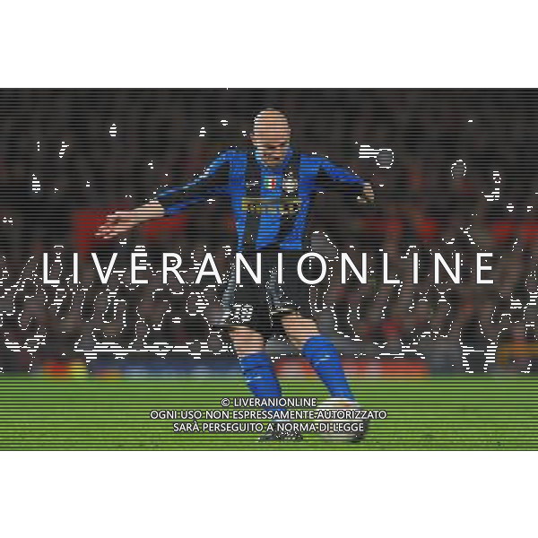 Champions League 2008/2009 Ottavi di Finale - Ritorno Manchester - 11.03.2009 Manchester United-Inter Nella Foto:CAMBIASSO ESTEBAN /Ph.Vitez-Ag. Aldo Liverani