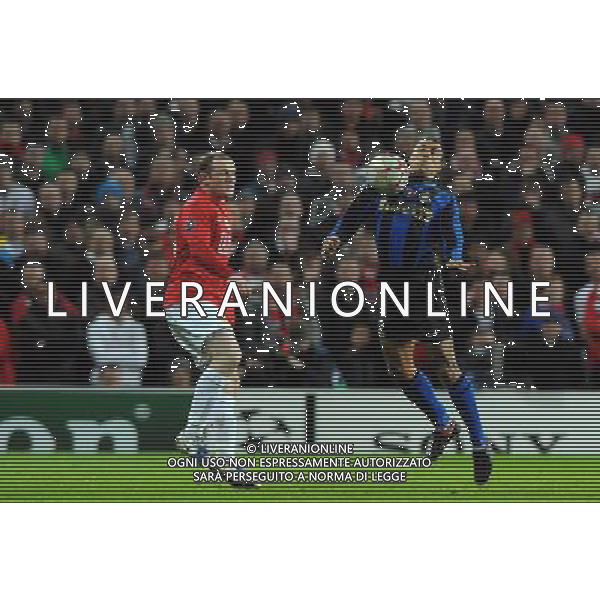 Champions League 2008/2009 Ottavi di Finale - Ritorno Manchester - 11.03.2009 Manchester United-Inter Nella Foto:CORDOBA IVAN RAMIRO-ROONEY WAYNE /Ph.Vitez-Ag. Aldo Liverani
