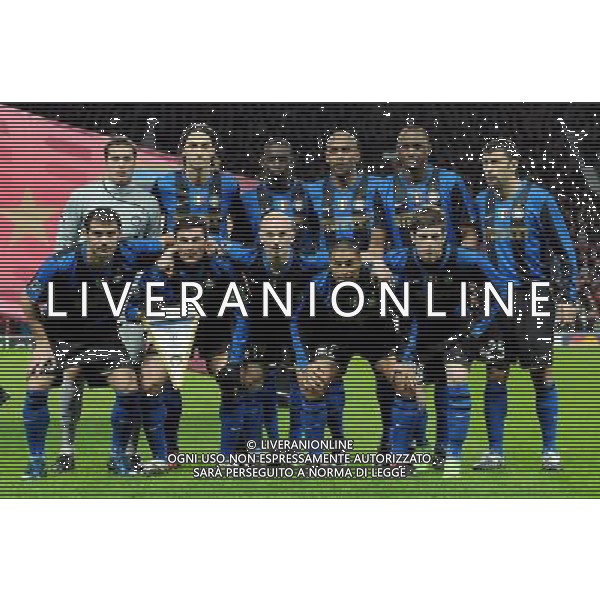 Champions League 2008/2009 Ottavi di Finale - Ritorno Manchester - 11.03.2009 Manchester United-Inter Nella Foto:INTER /Ph.Vitez-Ag. Aldo Liverani