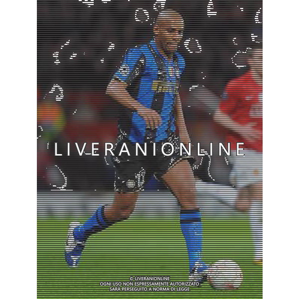 Champions League 2008/2009 Ottavi di Finale - Ritorno Manchester - 11.03.2009 Manchester United-Inter Nella Foto:MAICON /Ph.Vitez-Ag. Aldo Liverani