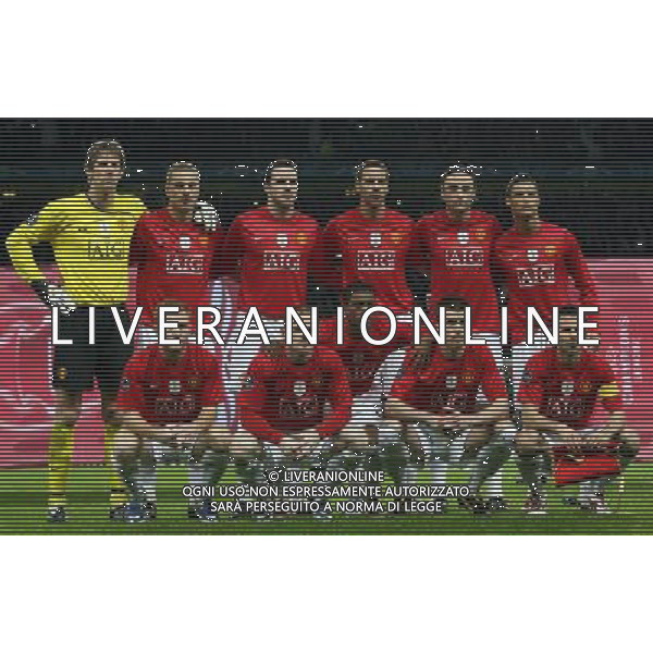 Champions League 2008/2009 Ottavi di Finale - Ritorno Manchester - 11.03.2009 Manchester United-Inter Nella Foto:MANCHESTER UNITED /Ph.Vitez-Ag. Aldo Liverani