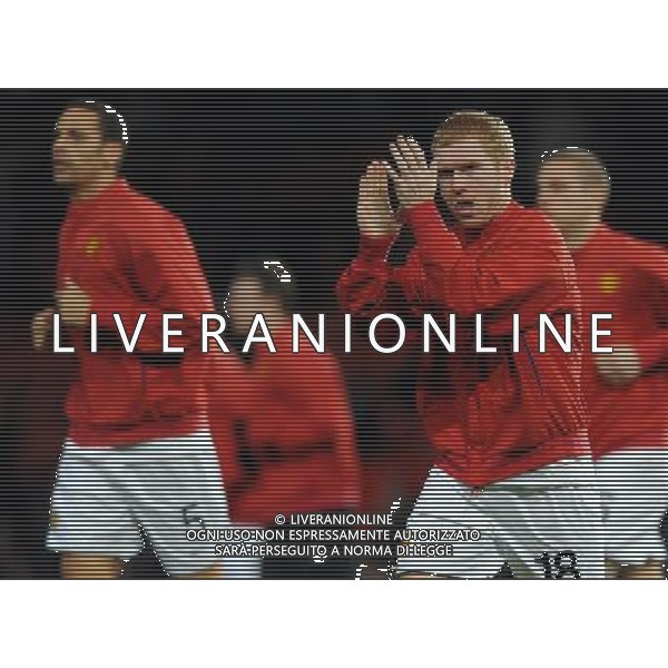 Champions League 2008/2009 Ottavi di Finale - Ritorno Manchester - 11.03.2009 Manchester United-Inter Nella Foto:SCHOLES PAUL /Ph.Vitez-Ag. Aldo Liverani